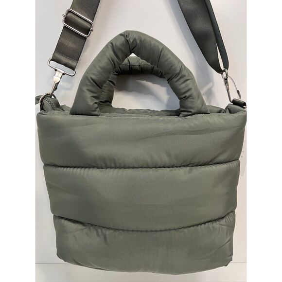 NWT Wilo The Label Puffer Convertible Crossbody Bag - Picture 3 of 10